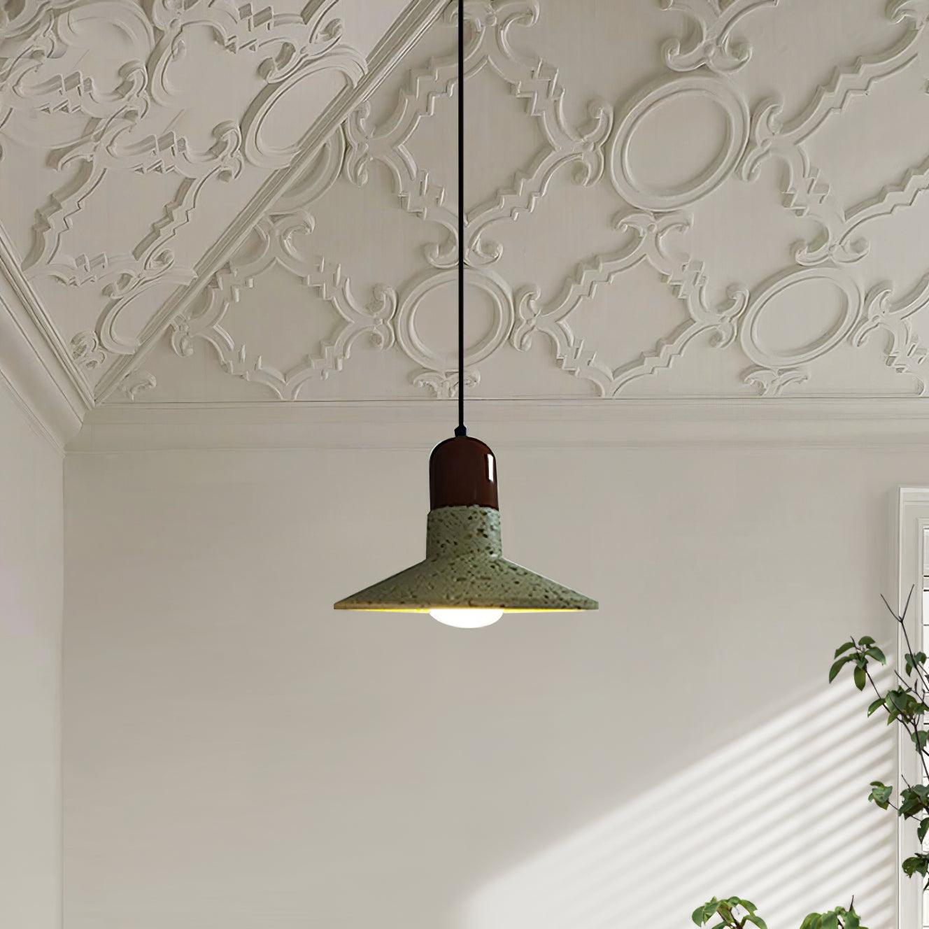 Revi Cement Pendant Light ? 7.9″ x H 8.5″ / Dia 20cm x H 21.5cm Pendant light