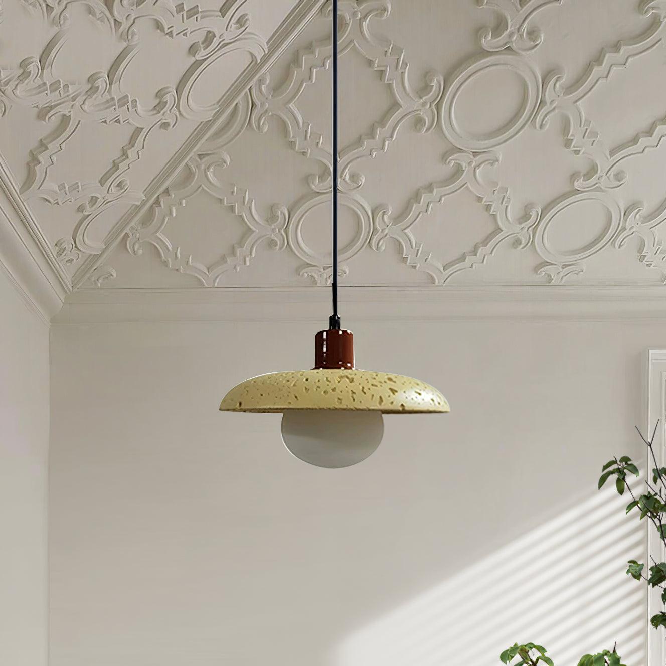 Revi Cement Pendant Light ? 9.8″ x H 4.9″ / Dia 25cm x H 12.5cm Pendant light
