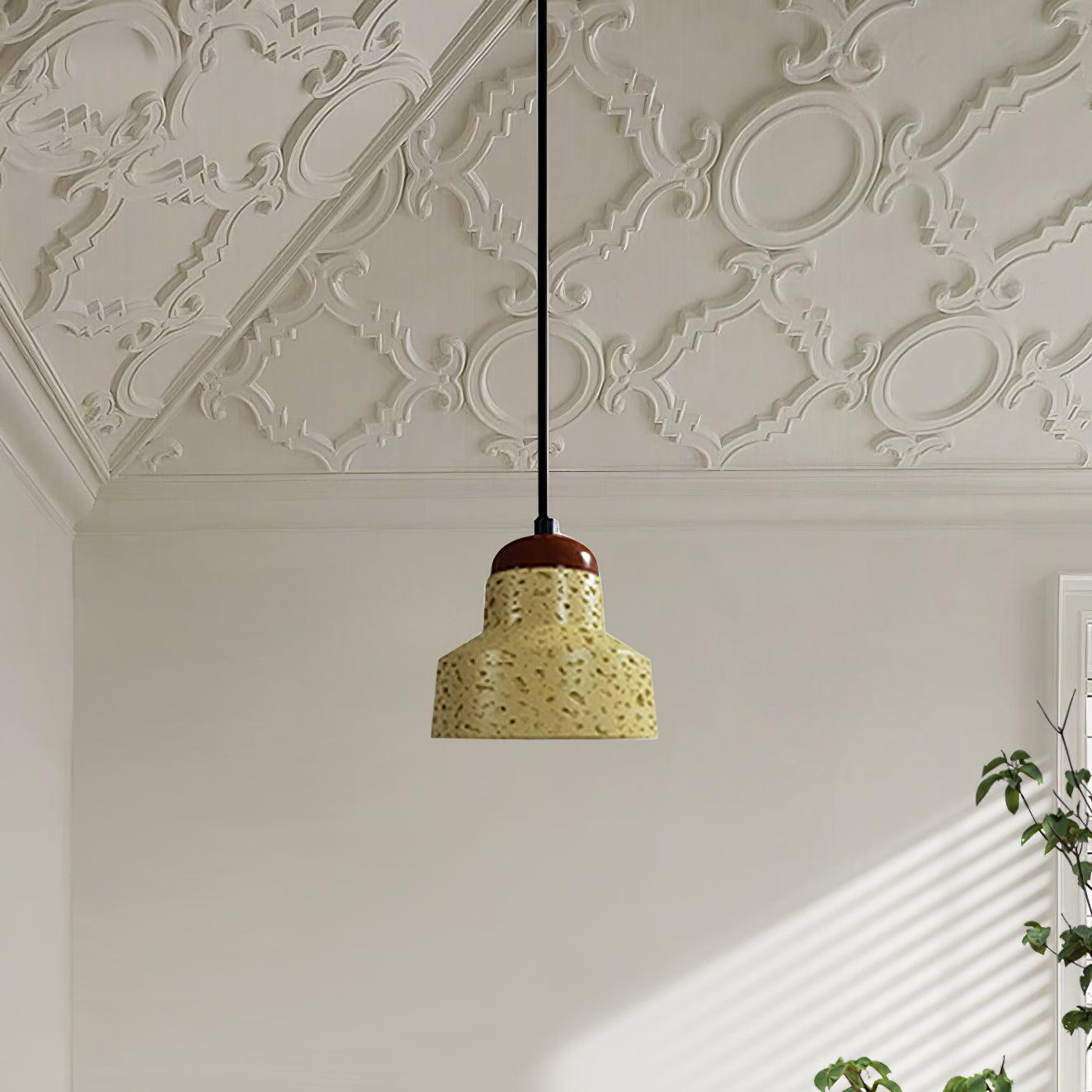 Revi Cement Pendant Light ? 5.3″ x H 6.9″ / Dia 13.5cm x H 17.5cm Pendant light