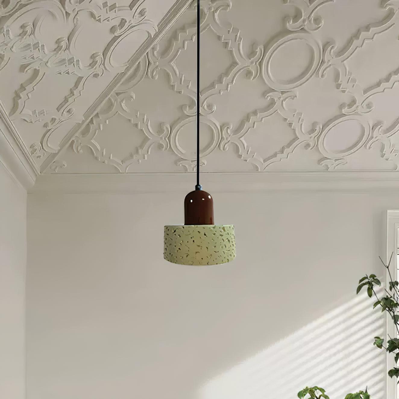 Revi Cement Pendant Light ? 5.5″ x H 7.3″ / Dia 14cm x H 18.5cm Pendant light