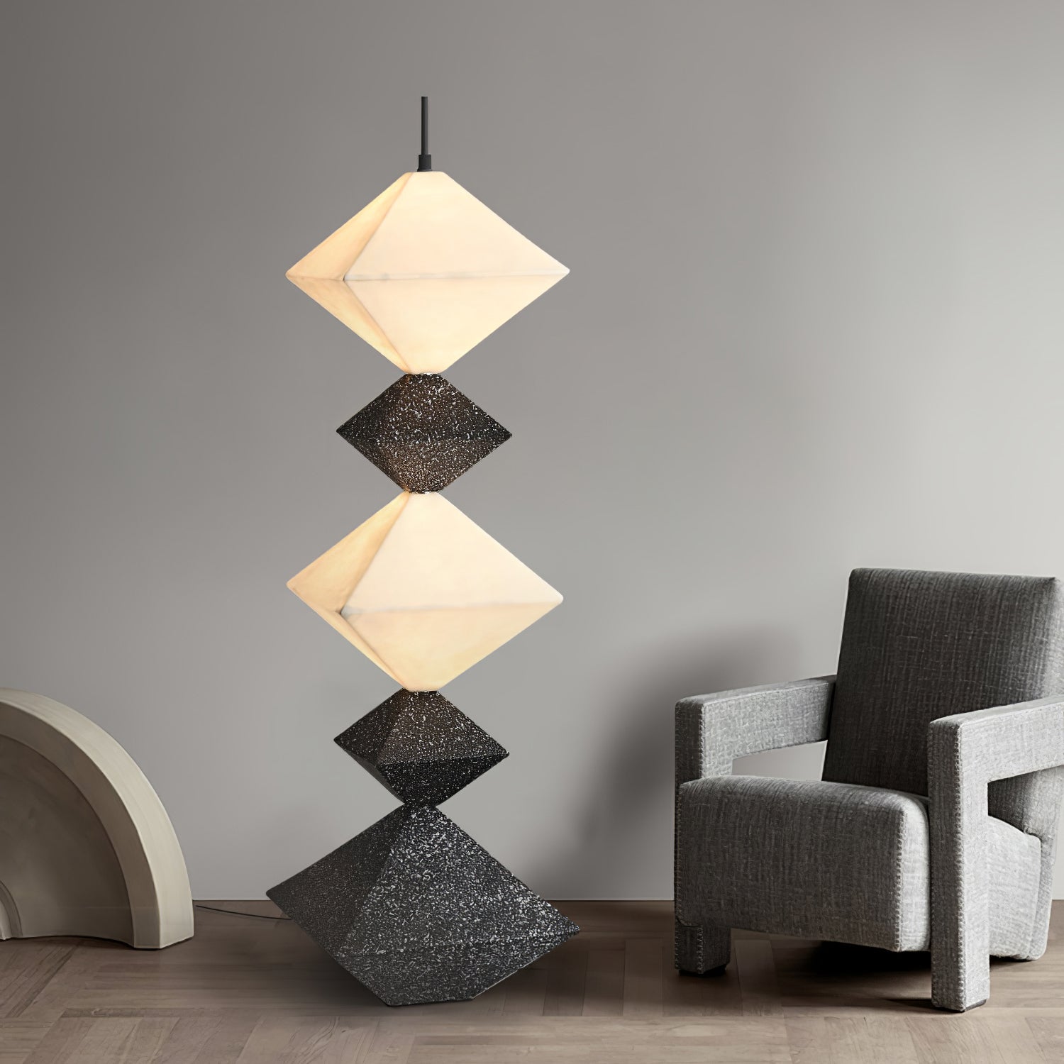 Rhombus Cube Floor Lamp Floor lamp