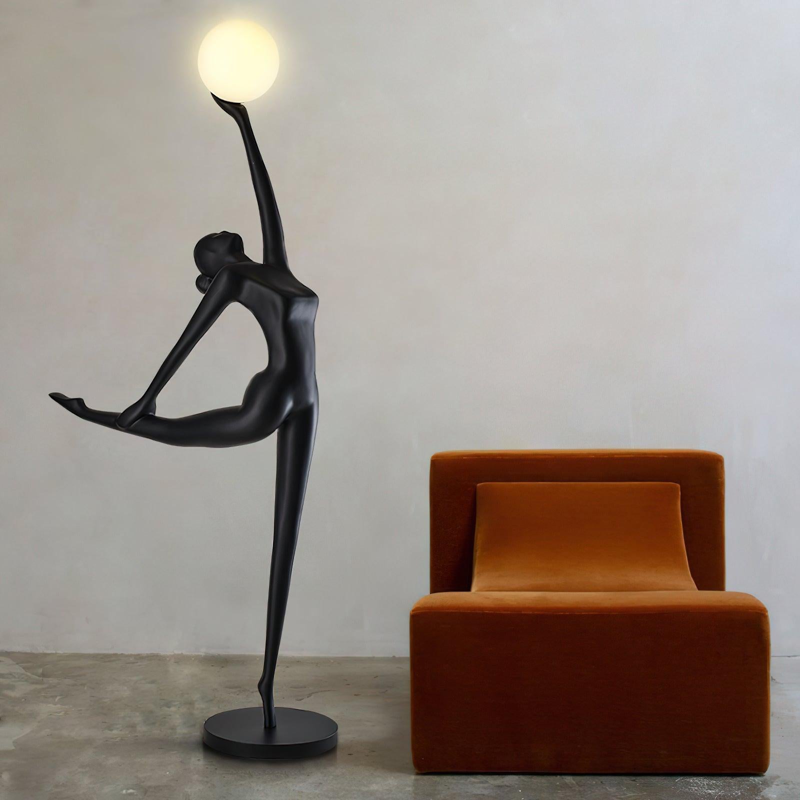 Rhythmic Gymnast Sculpture Floor Lamp Floor lamp