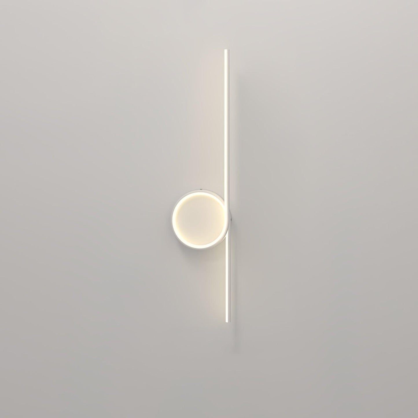 Rhythmic Line Wall Light 1 ring Dia 23.6″ x H 7.1″ / Dia 60cm x H 18cm / White / Three-Color Changing Light Wall lamp