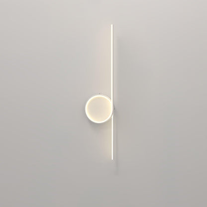 Rhythmic Line Wall Light 1 ring Dia 23.6″ x H 7.1″ / Dia 60cm x H 18cm / White / Three-Color Changing Light Wall lamp