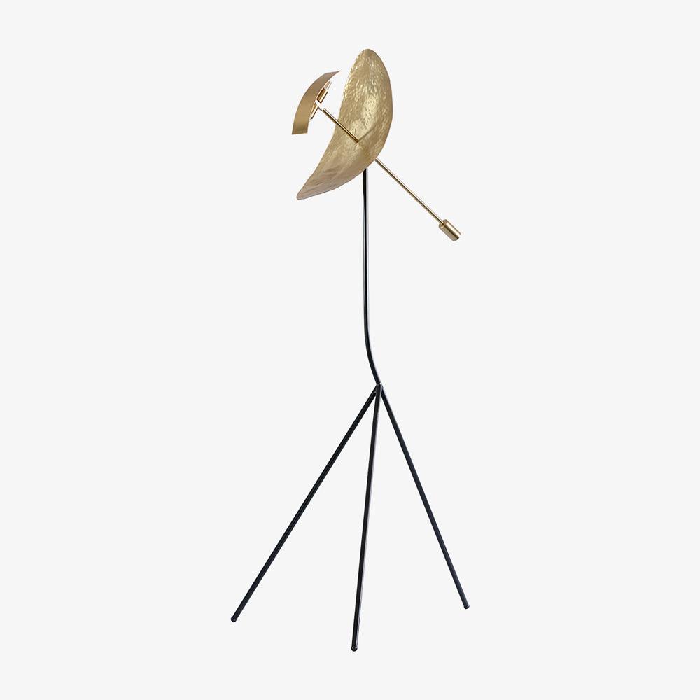 Ribot Floor Lamp W 31.5″ x H 59″ / W 80cm x H 150cm / Black & Gold / US plug Floor lamp