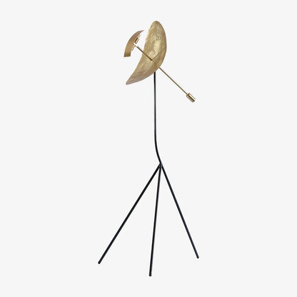 Ribot Floor Lamp W 31.5″ x H 59″ / W 80cm x H 150cm / Black & Gold / US plug Floor lamp