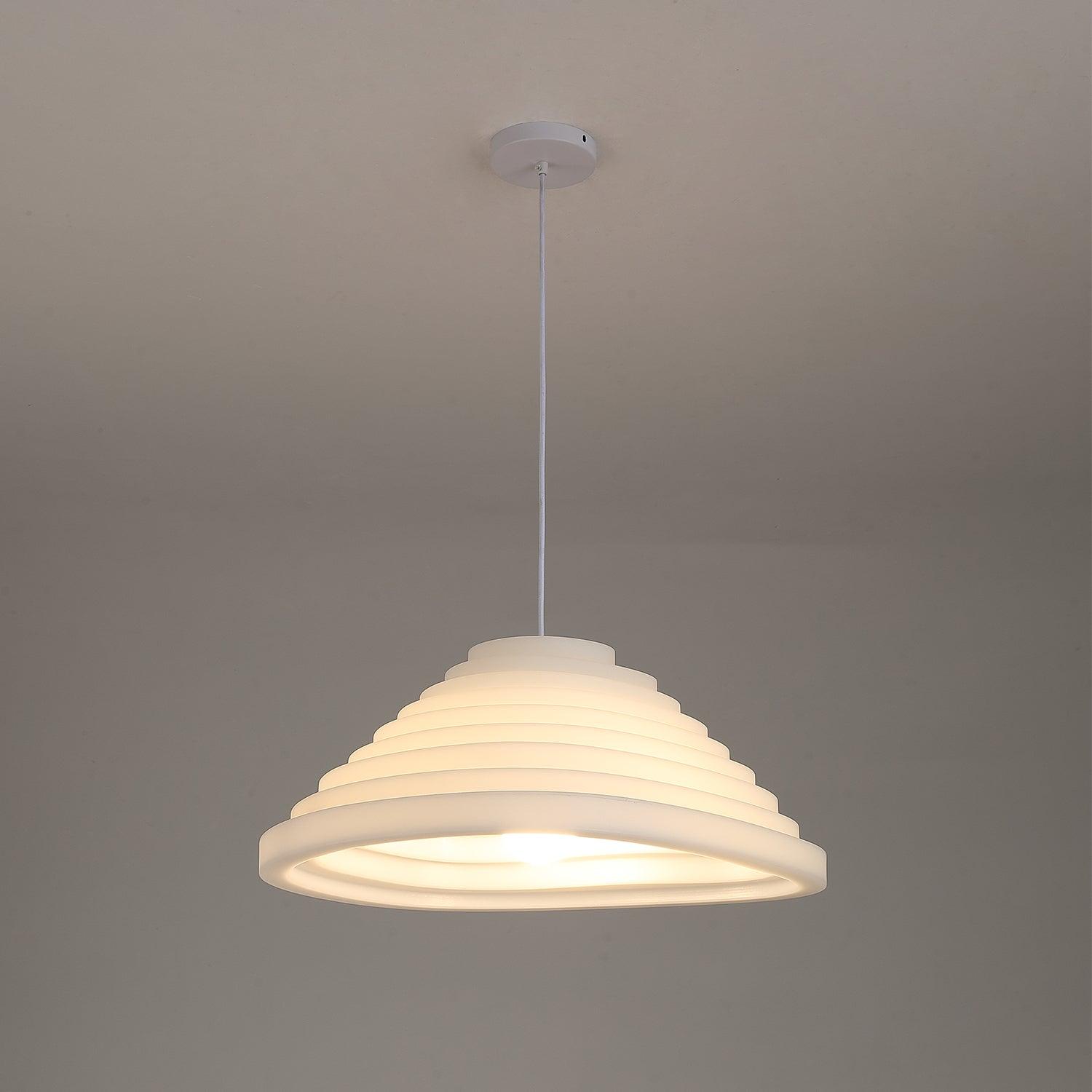 Rice Field Acoustic Acrylic Lamps Dia 23.6″ x H 22.4″ / Dia 60cm x H 57cm / White Pendant light