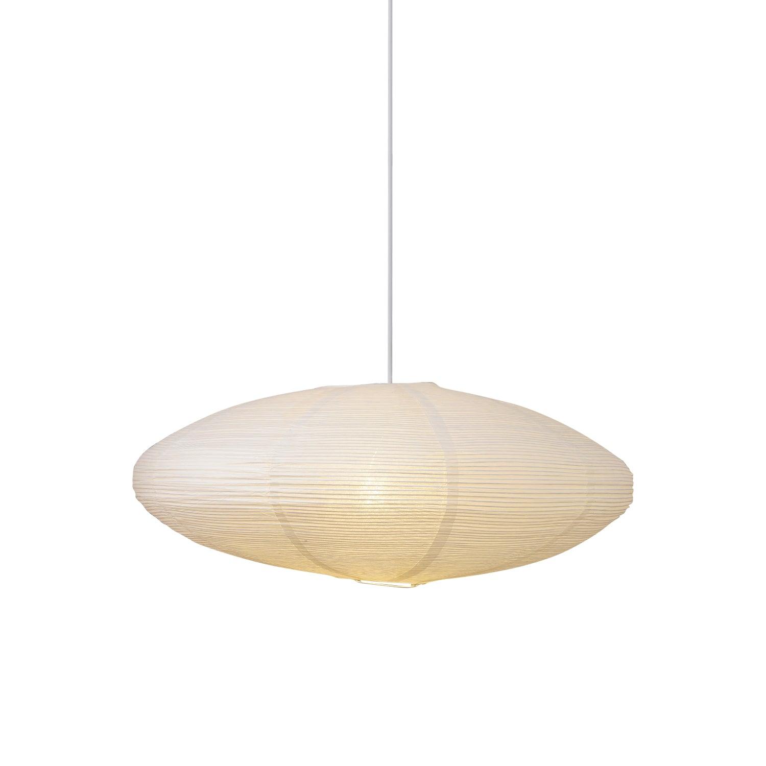 Washi Paper 15A Pendant Light Dia 19.7″ x H 9.8″ / Dia 50cm x H 25cm / White Pendant light