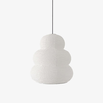 Rice Paper 24N Pendant Light Dia 15.7″ x H 19.7″ / Dia 40cm x H 50cm / White Pendant light