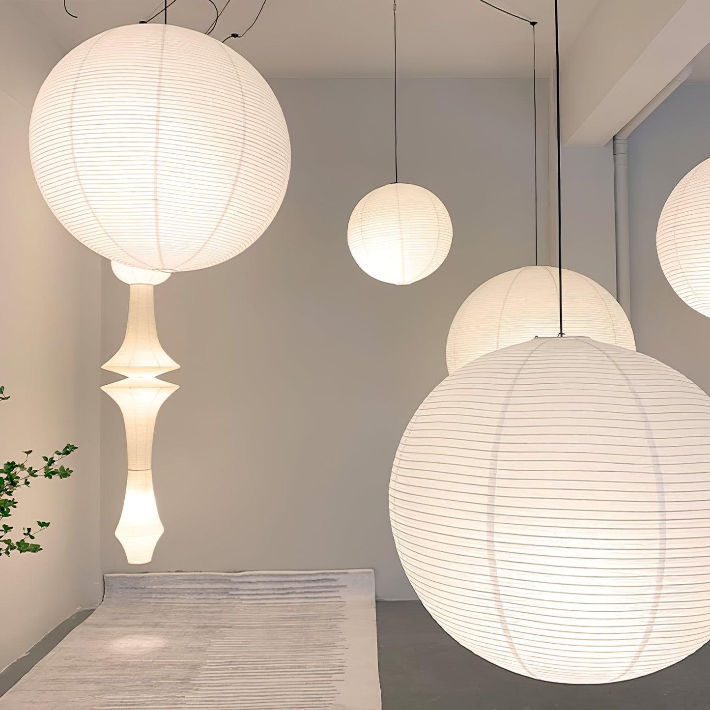 Washi Paper A Pendant Lamp 1001 Pendant light