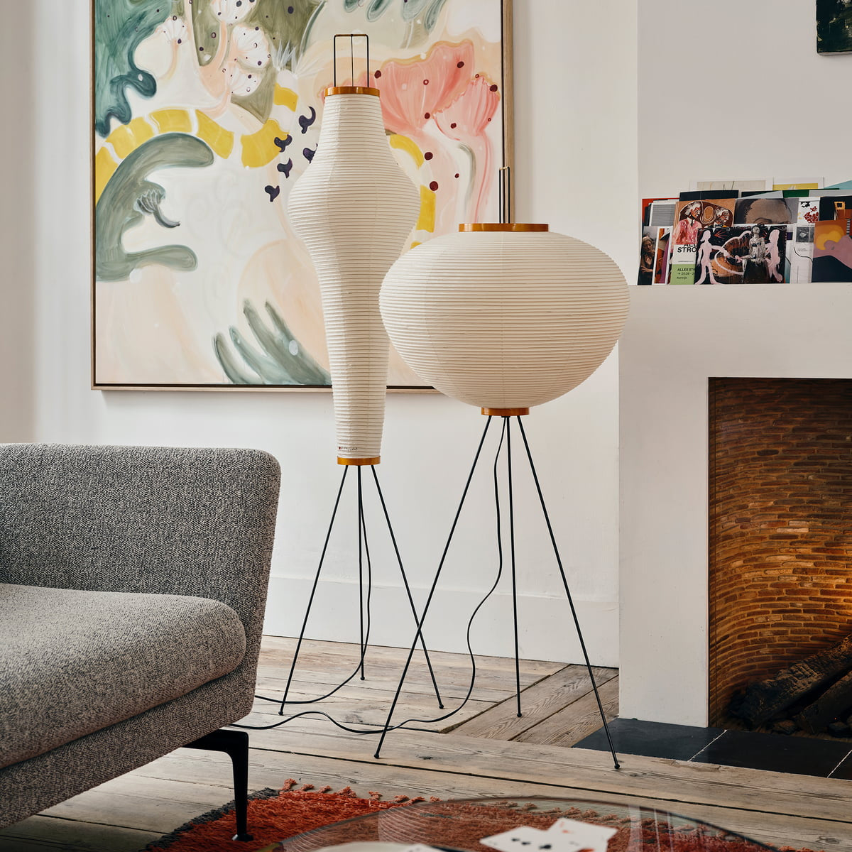 Rice Paper Floor Lamp Floor lamp