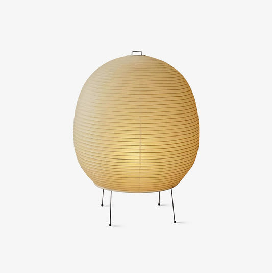 Rice Paper Lantern Table Lamp Dia 17.7″ x H 23.6″ / White / US Plug Table lamp