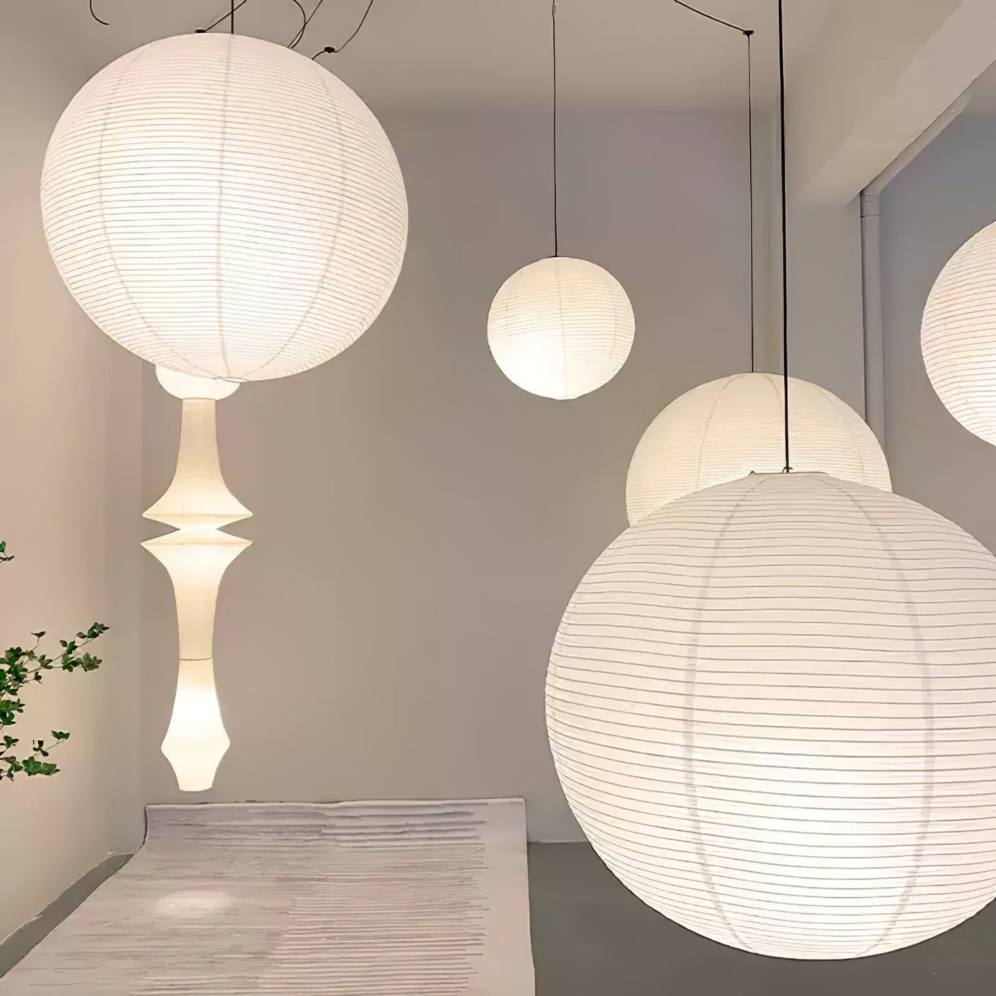Washi Paper A Pendant Lamp 1001 Pendant light