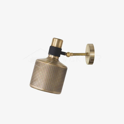 Riddle Wall Light 1 head Dia 4.7″ x H 7.5″ / Dia 12cm x H 19cm / Copper & Black Wall lamp