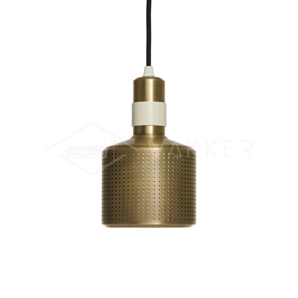 Riddle Pendant Lamp Dia 4.7″ x H 7.5″ / Dia 12cm x H 19cm / Copper with Matte White detail Pendant light