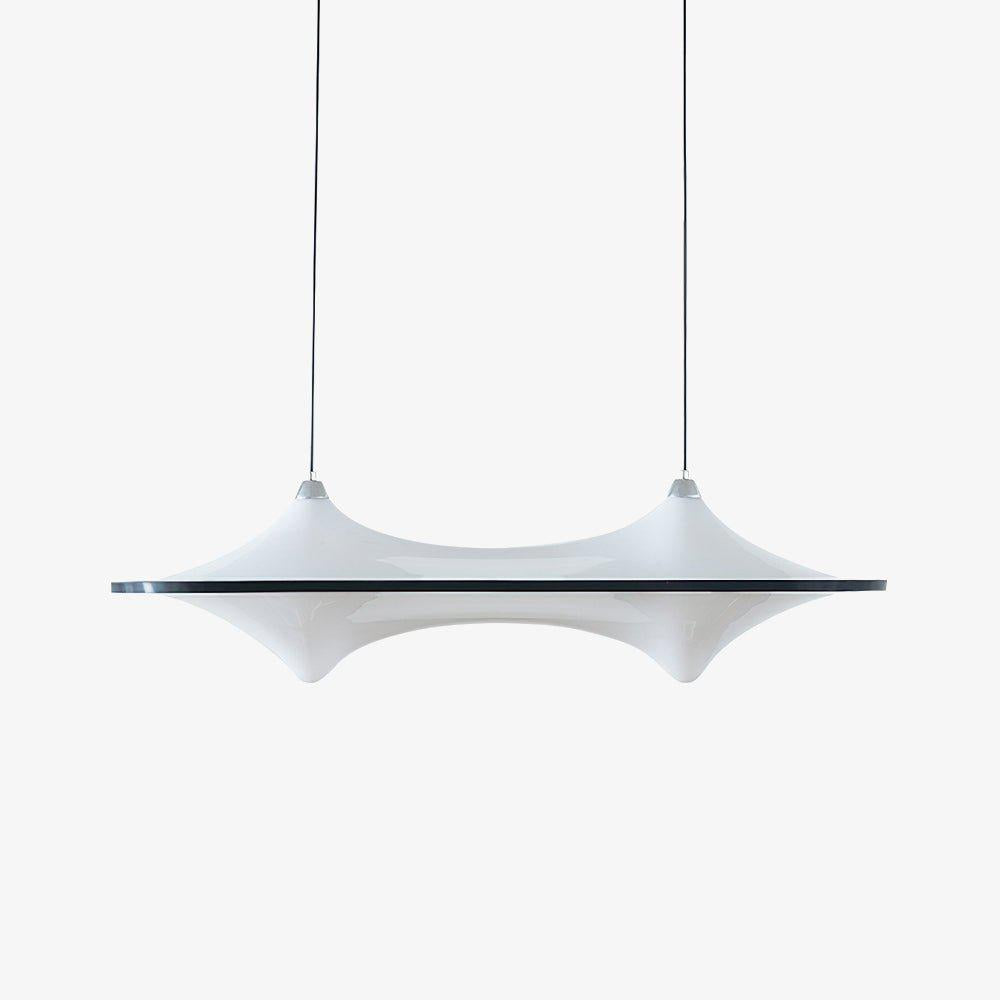 Modern Art Acrylic Adjustable Wave Form Chandelier