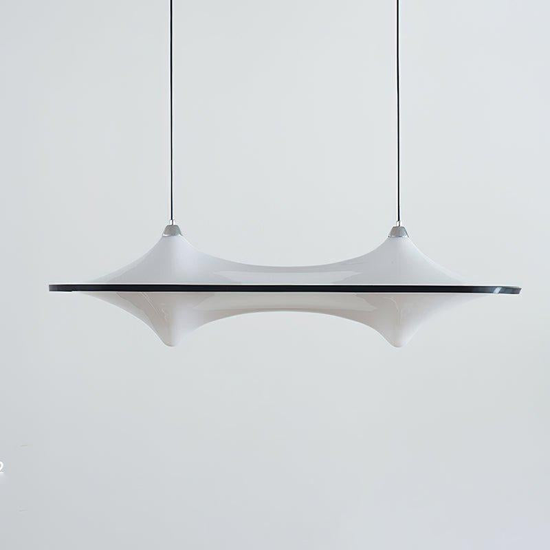 Modern Art Acrylic Adjustable Wave Form Chandelier