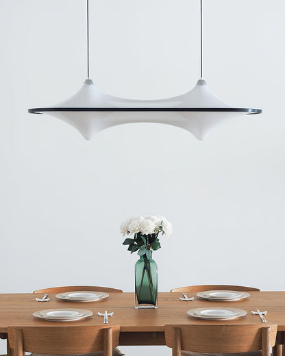 Modern Art Acrylic Adjustable Wave Form Chandelier