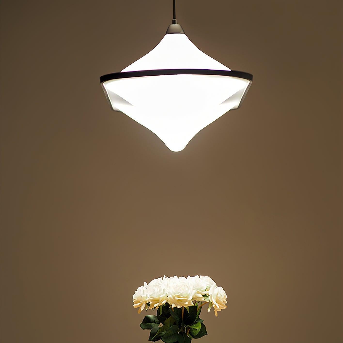 Modern Art Acrylic Adjustable Wave Form Chandelier