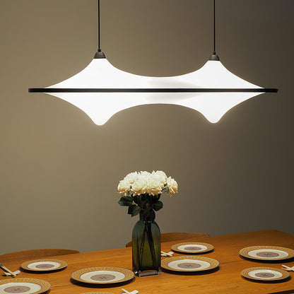 Modern Art Acrylic Adjustable Wave Form Chandelier