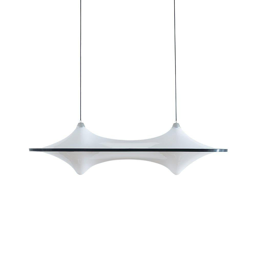 Modern Art Acrylic Adjustable Wave Form Chandelier