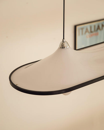 Modern Art Acrylic Adjustable Wave Form Chandelier