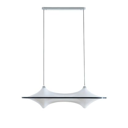Modern Art Acrylic Adjustable Wave Form Chandelier