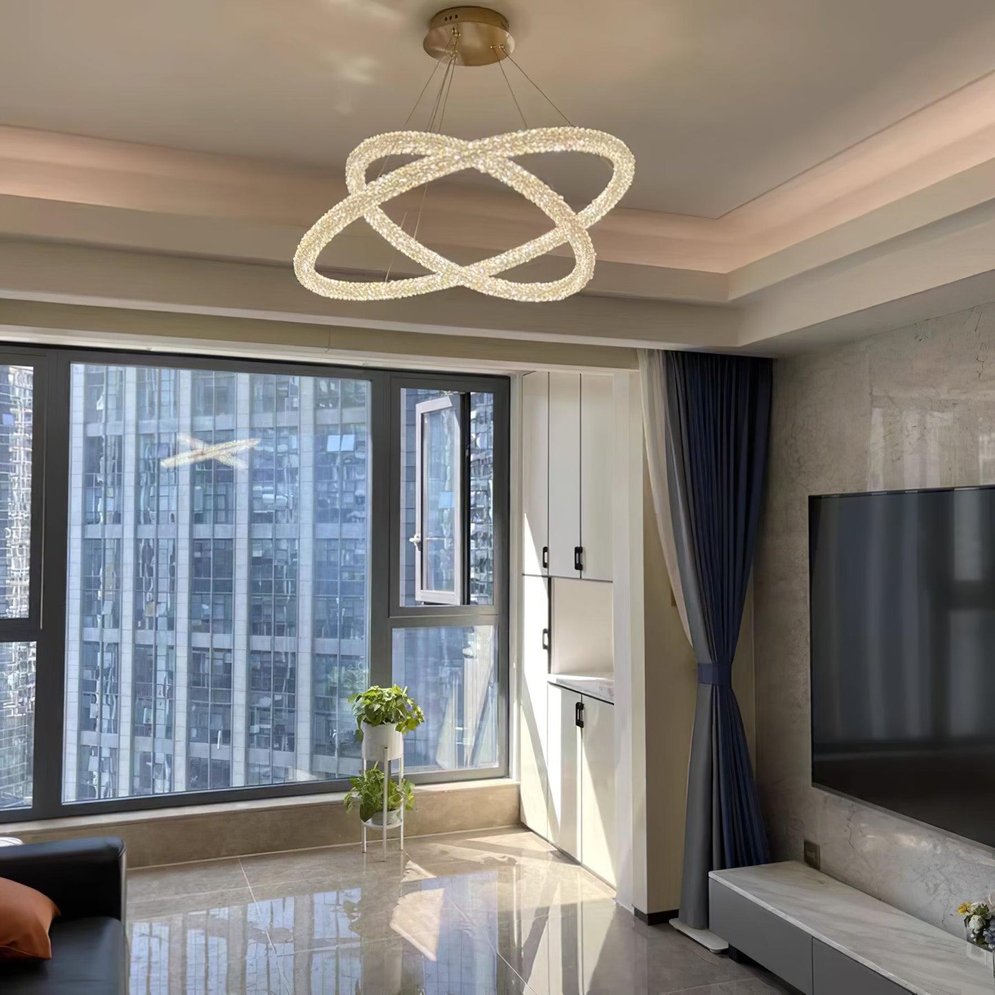 Ring Crystal Chandeliers Chandelier