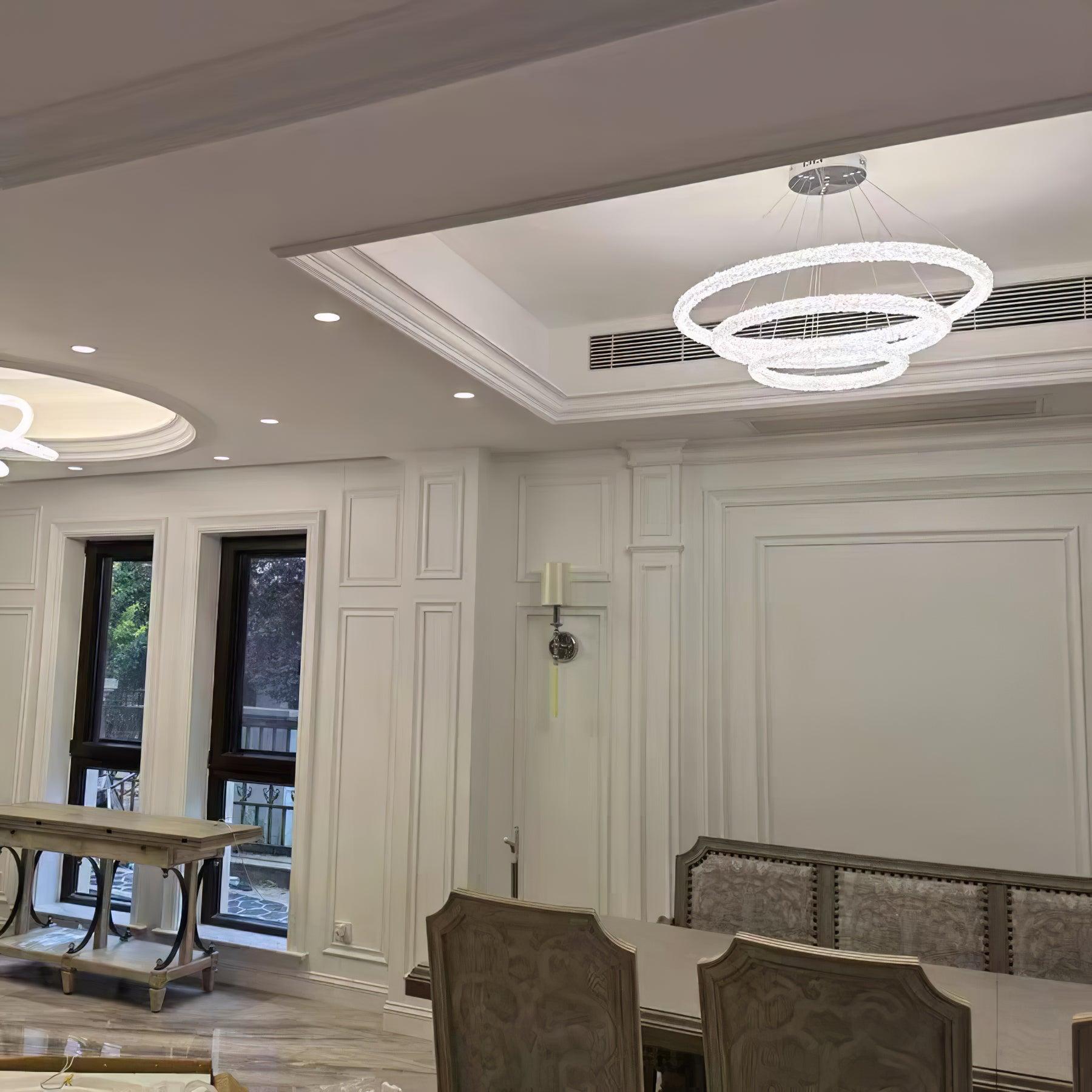 Ring Crystal Chandeliers Chandelier