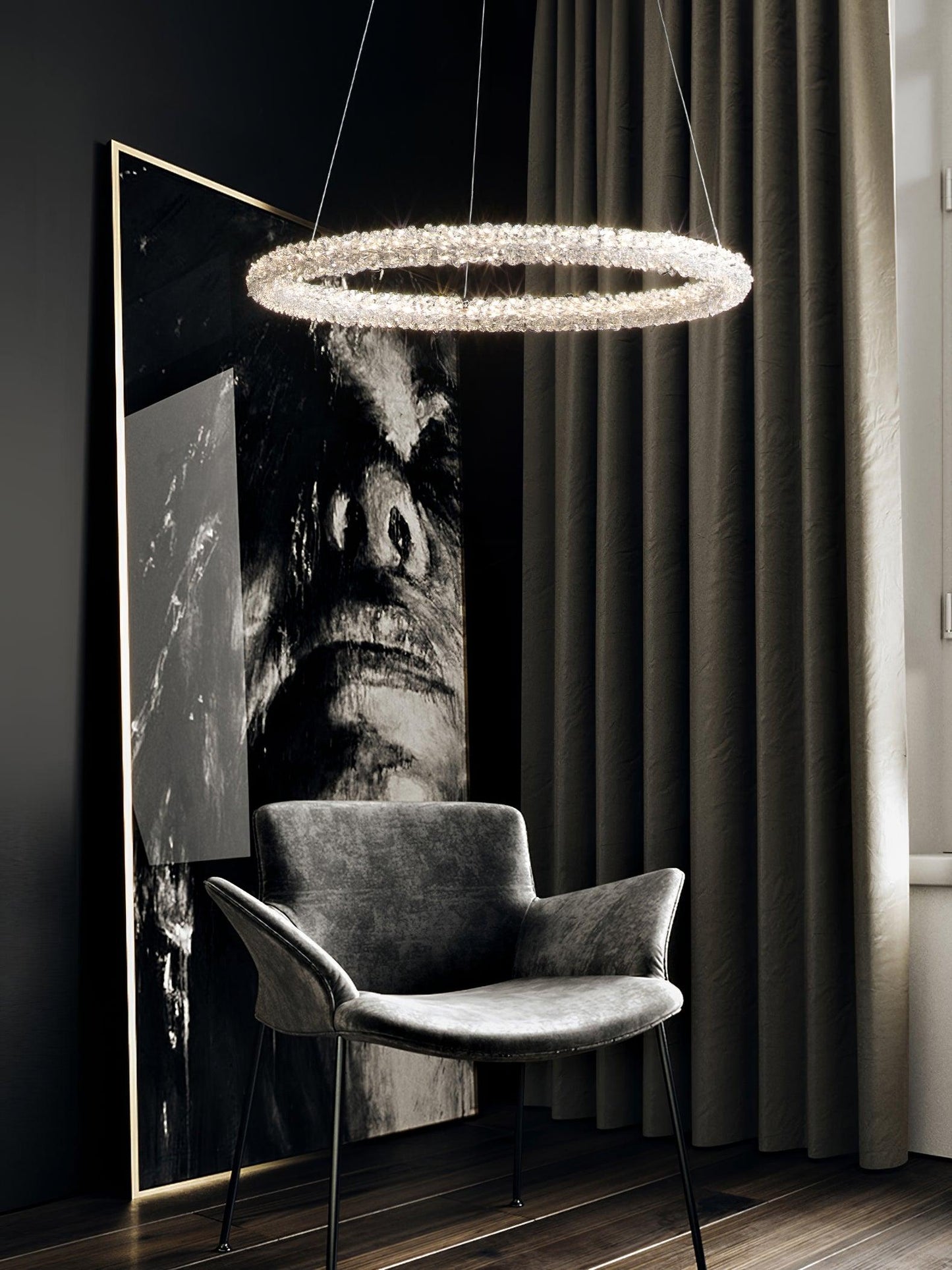 Ring Crystal Chandeliers Chandelier
