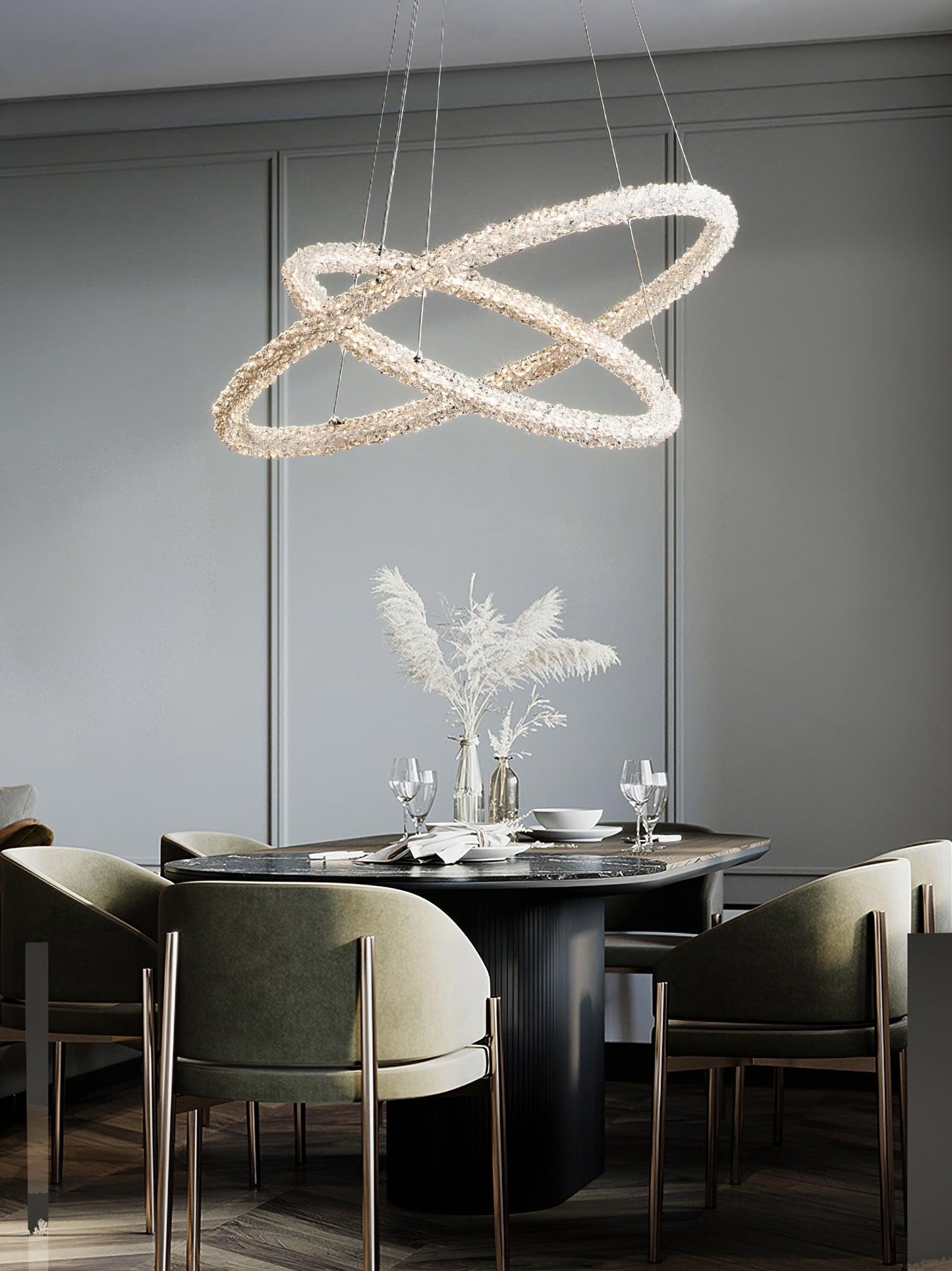 Ring Crystal Chandeliers Chandelier