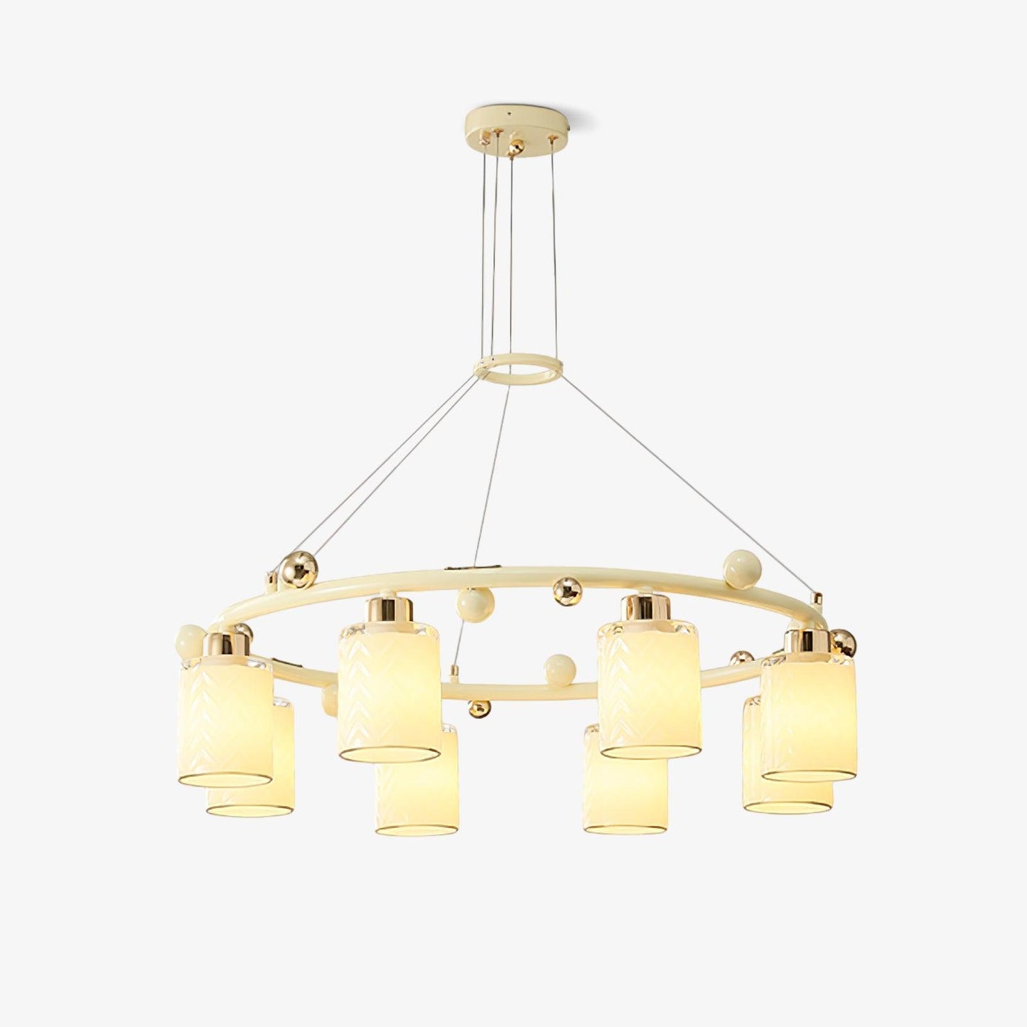 Ring Glass Cup Chandelier Chandelier