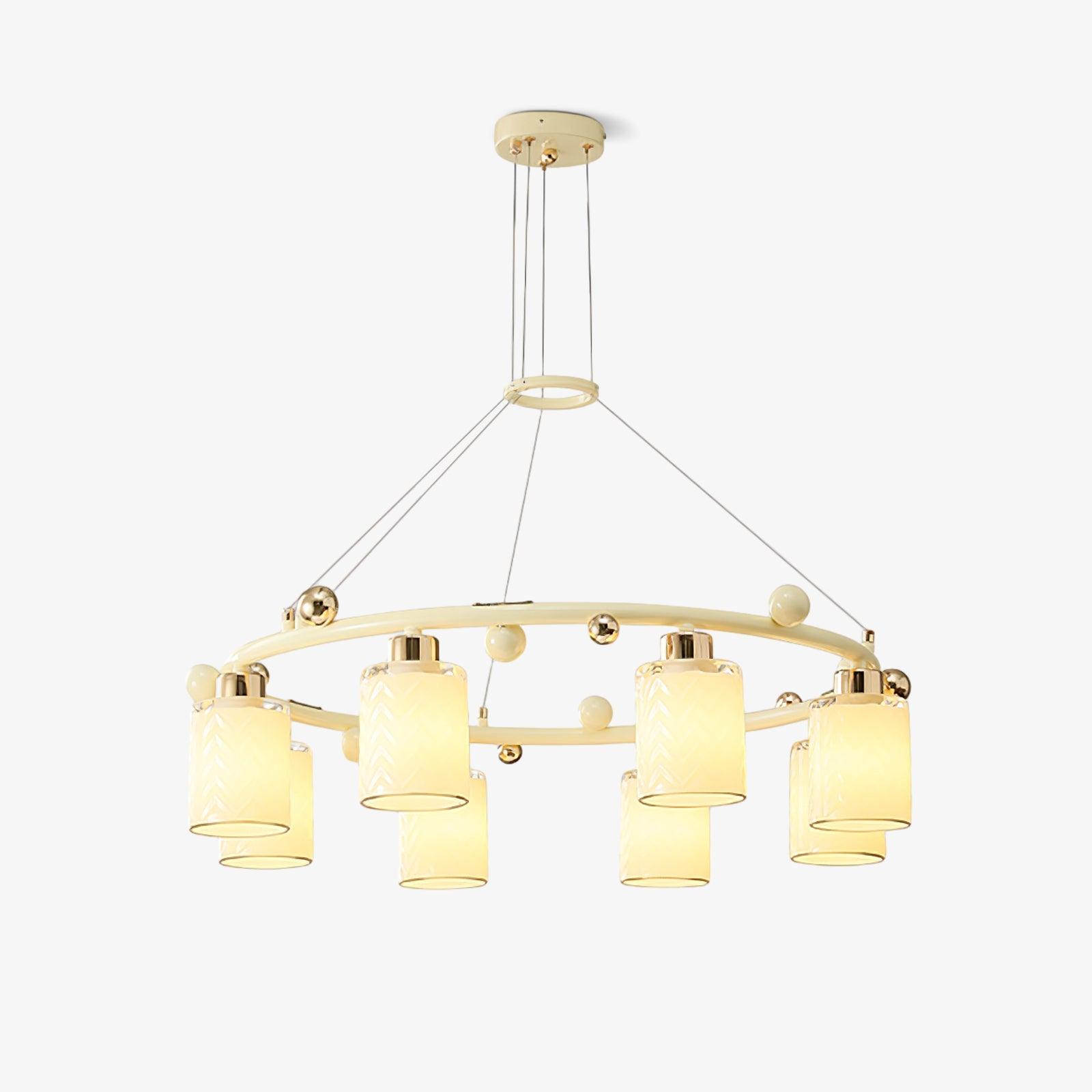 Ring Glass Cup Chandelier Chandelier