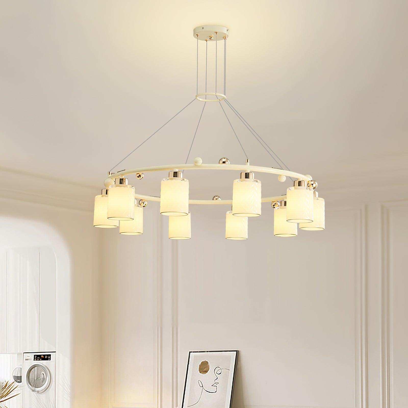 Ring Glass Cup Chandelier Chandelier