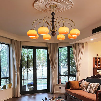 Ripe Persimmon Chandelier Chandelier