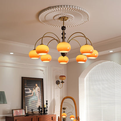 Ripe Persimmon Chandelier Chandelier