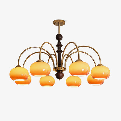 Ripe Persimmon Chandelier Chandelier