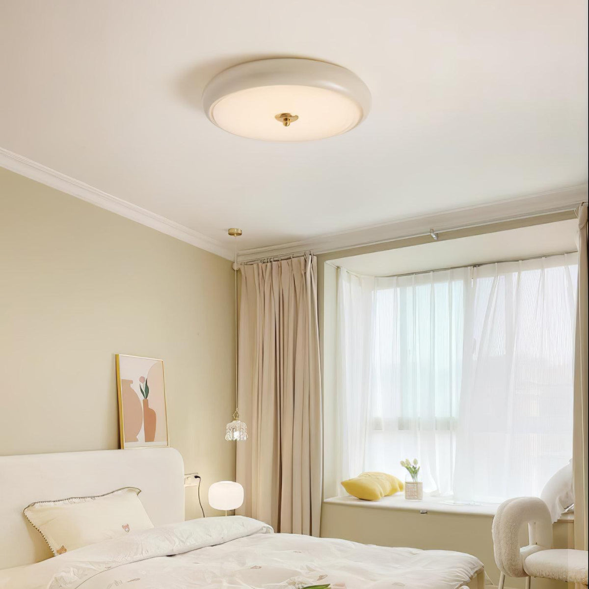 Ripple Cream Ceiling Lamp Ceiling lamp