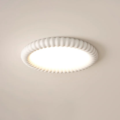Ripple Halo Ceiling Light ? 19.7″ x H 2.8″ / White / Warm Light Ceiling lamp