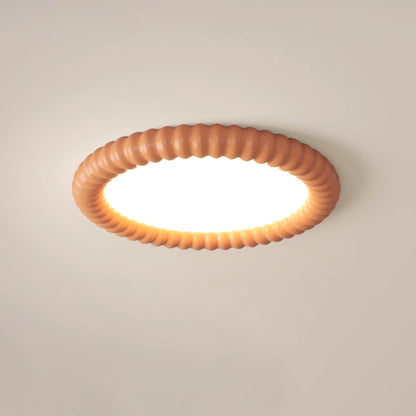 Ripple Halo Ceiling Light ? 19.7″ x H 2.8″ / Orange / Warm Light Ceiling lamp