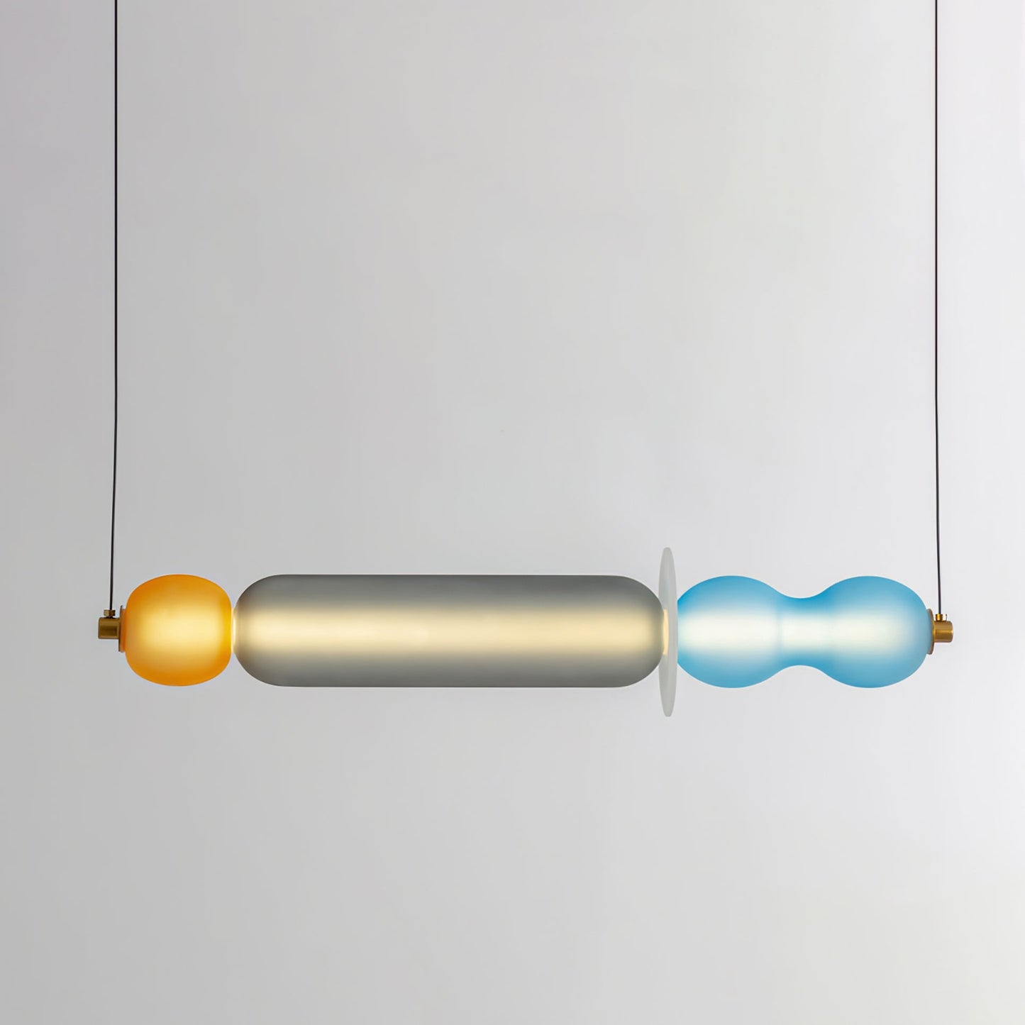 Ripple Series Pendant Lamp Model G L 65cm x H 15cm / L 25.6″ x H 5.9″ / Warm Light Pendant light