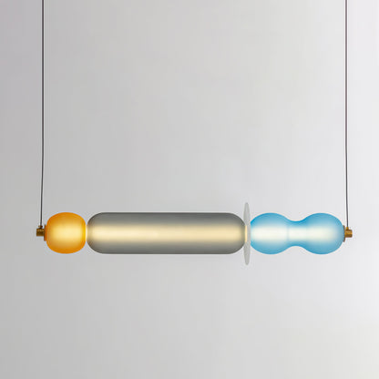 Ripple Series Pendant Lamp Model G L 65cm x H 15cm / L 25.6″ x H 5.9″ / Warm Light Pendant light