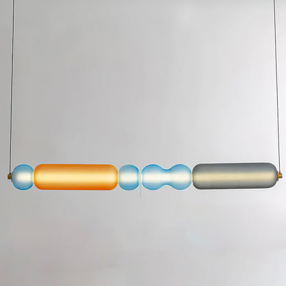 Ripple Series Pendant Lamp Model I L 105cm x H 15cm / L 41.3″ x H 5.9″ / Warm Light Pendant light
