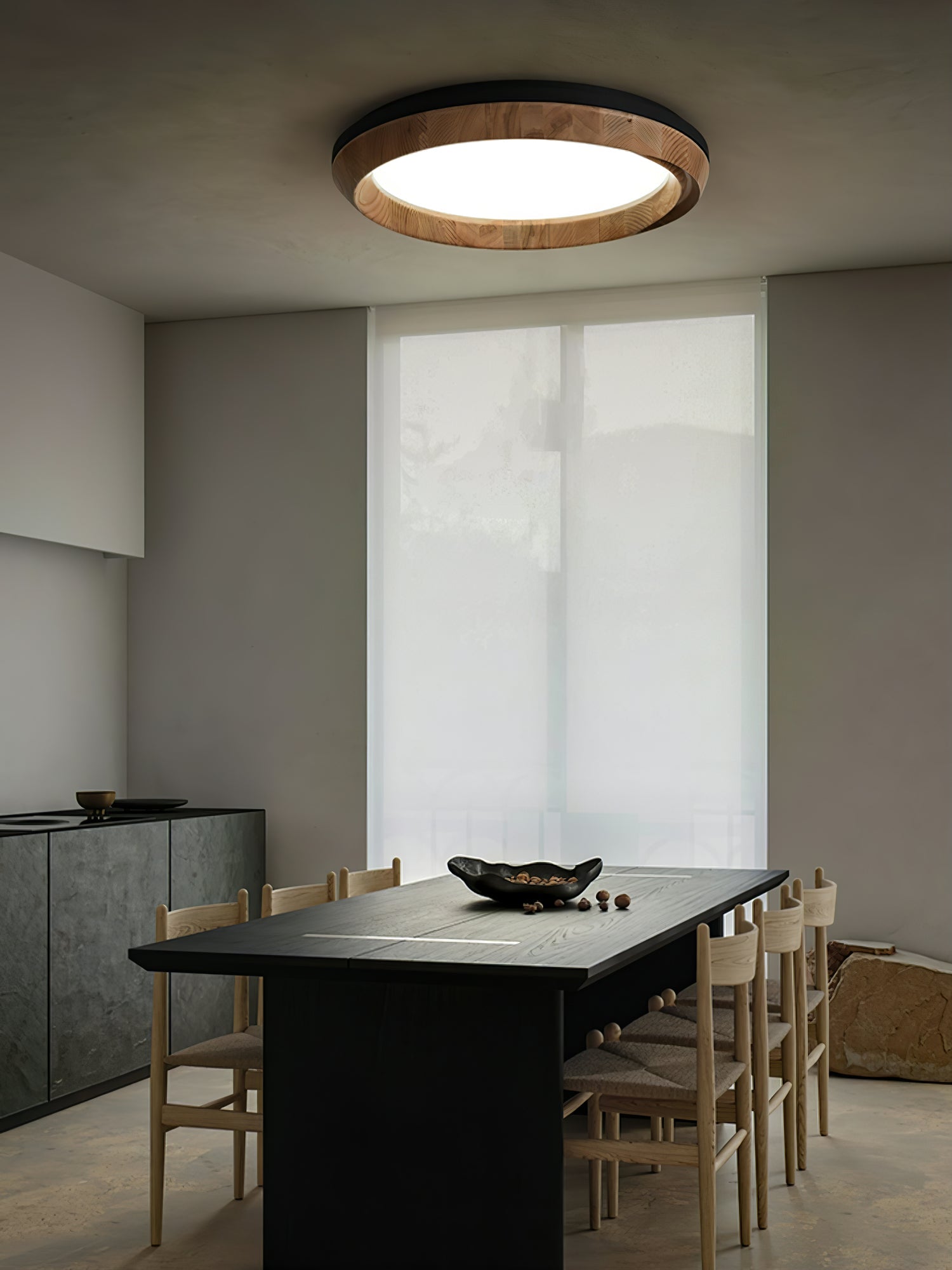 Ripple Wood Ceiling Light Ceiling lamp