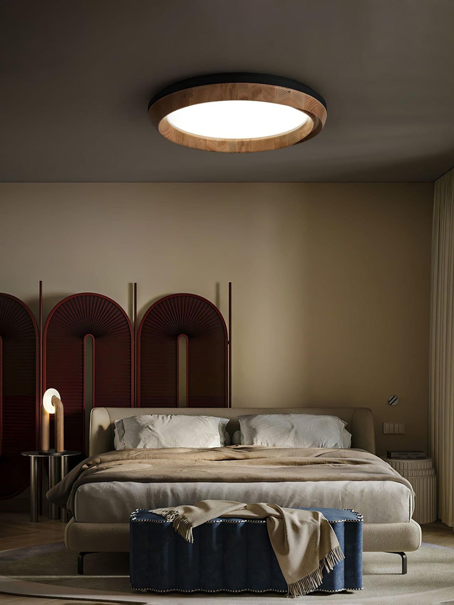 Ripple Wood Ceiling Light Ceiling lamp