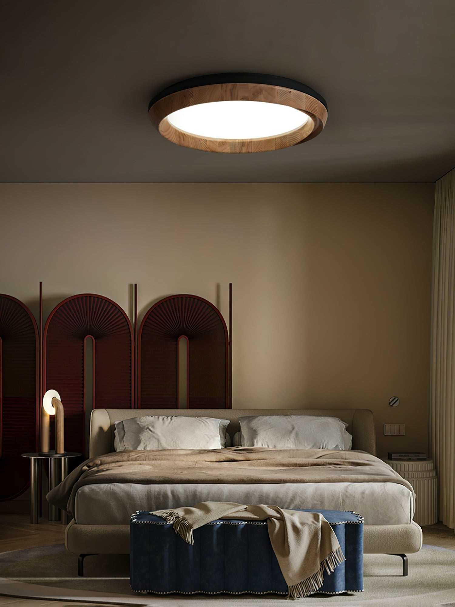 Ripple Wood Ceiling Light Ceiling lamp