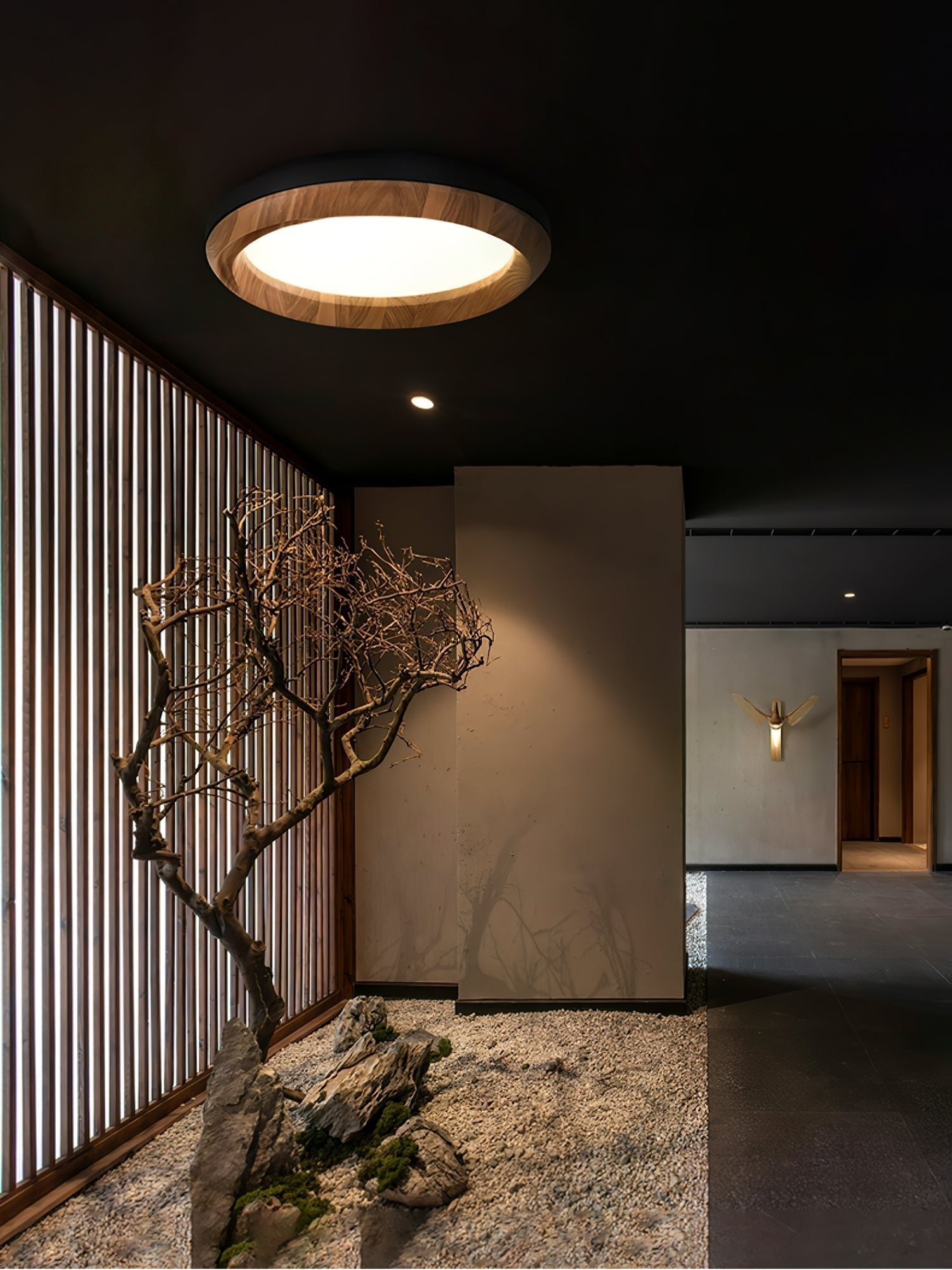 Ripple Wood Ceiling Light Ceiling lamp