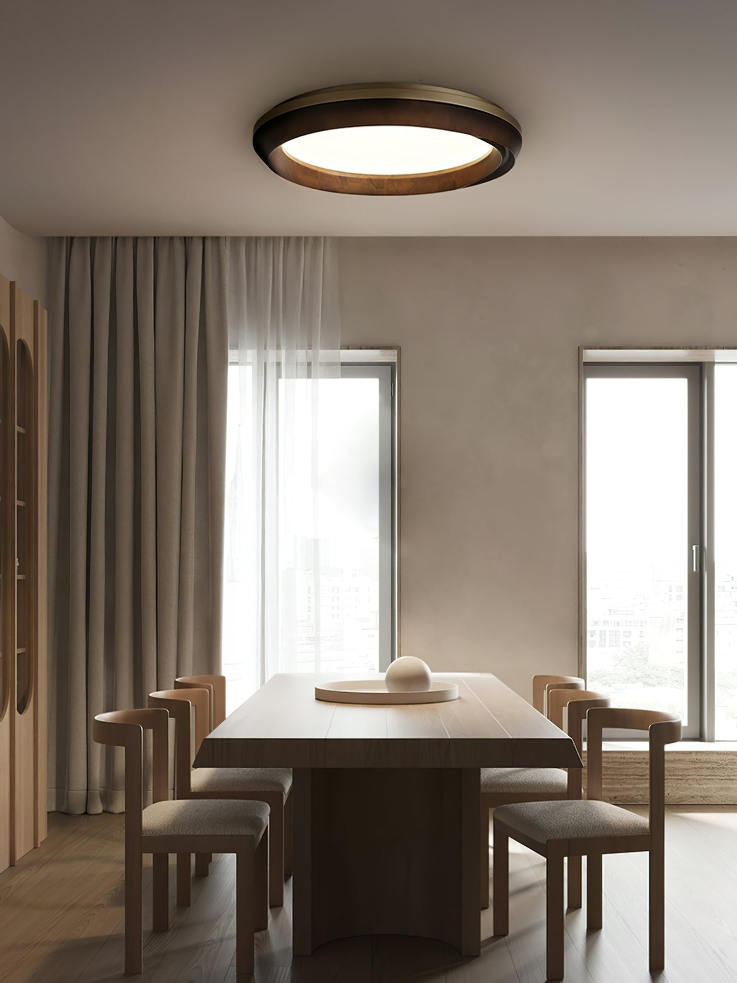 Ripple Wood Ceiling Light Ceiling lamp