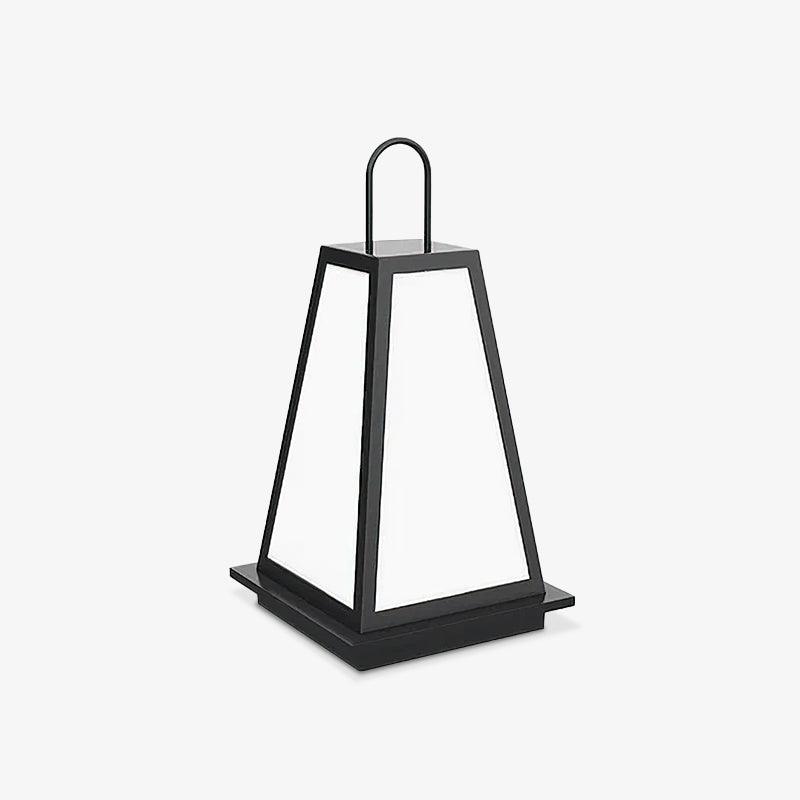 Roam Lantern Garden Outdoor Lamp Dia 9.8″ x H 19.7″ / Dia 25cm x H 50cm / Black & White / Warm Light Table lamp