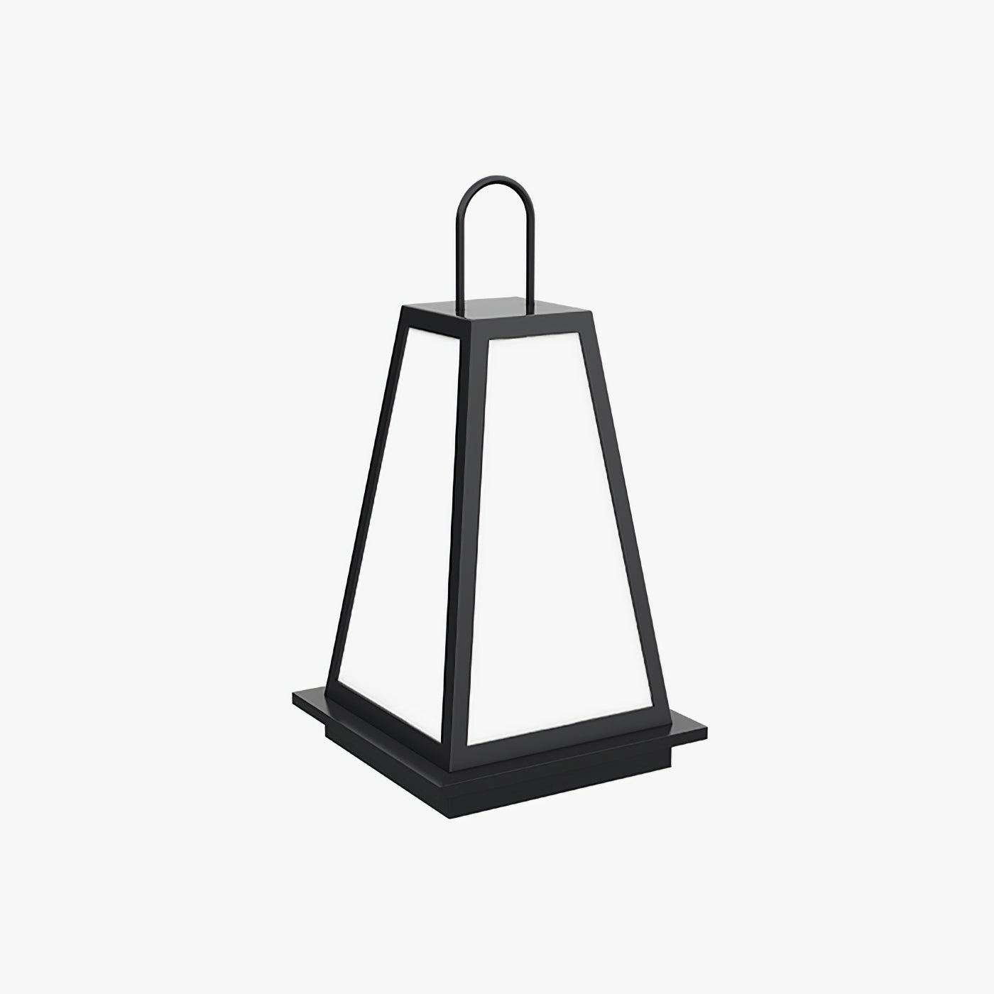 Roam Lantern Garden Outdoor Lamp Dia 9.8″ x H 19.7″ / Dia 25cm x H 50cm / Black & White / Warm Light Table lamp